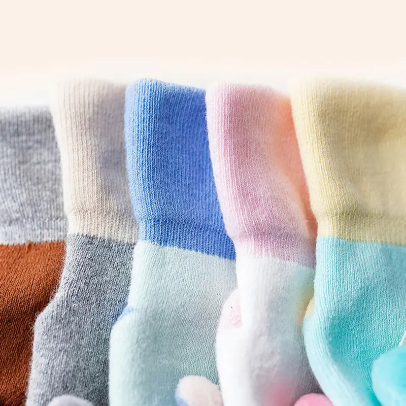 Vớ Chống Trượt Bằng Cotton Cho Trẻ Sơ Sinh, Thiết Kế Hình Động Vật Hoạt Hình Dễ Thương, Thích Hợp Cho Mùa Đông, Vớ Ấm Cho Trẻ Sơ Sinh, Bé Trai Và Bé Gái, Khủng Long, Hổ, Trẻ Mới Biết Đi, Làm Bằng Vải Terry 3