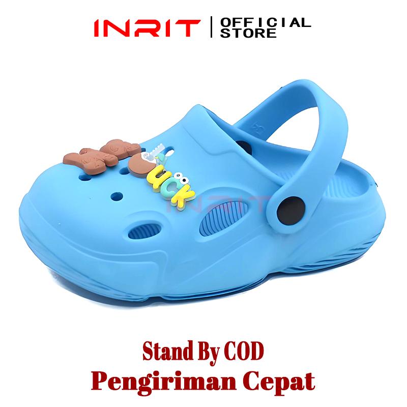 Product Introduction of INRIT 2025 New Sandal Anak Perempuan Baby Girl Model Corak Loreng Tali Belakang Berkarakter EU:21-26 18