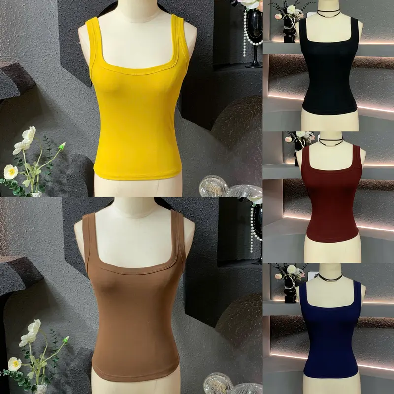 Áo thun sát nách 2 dây bản to 1