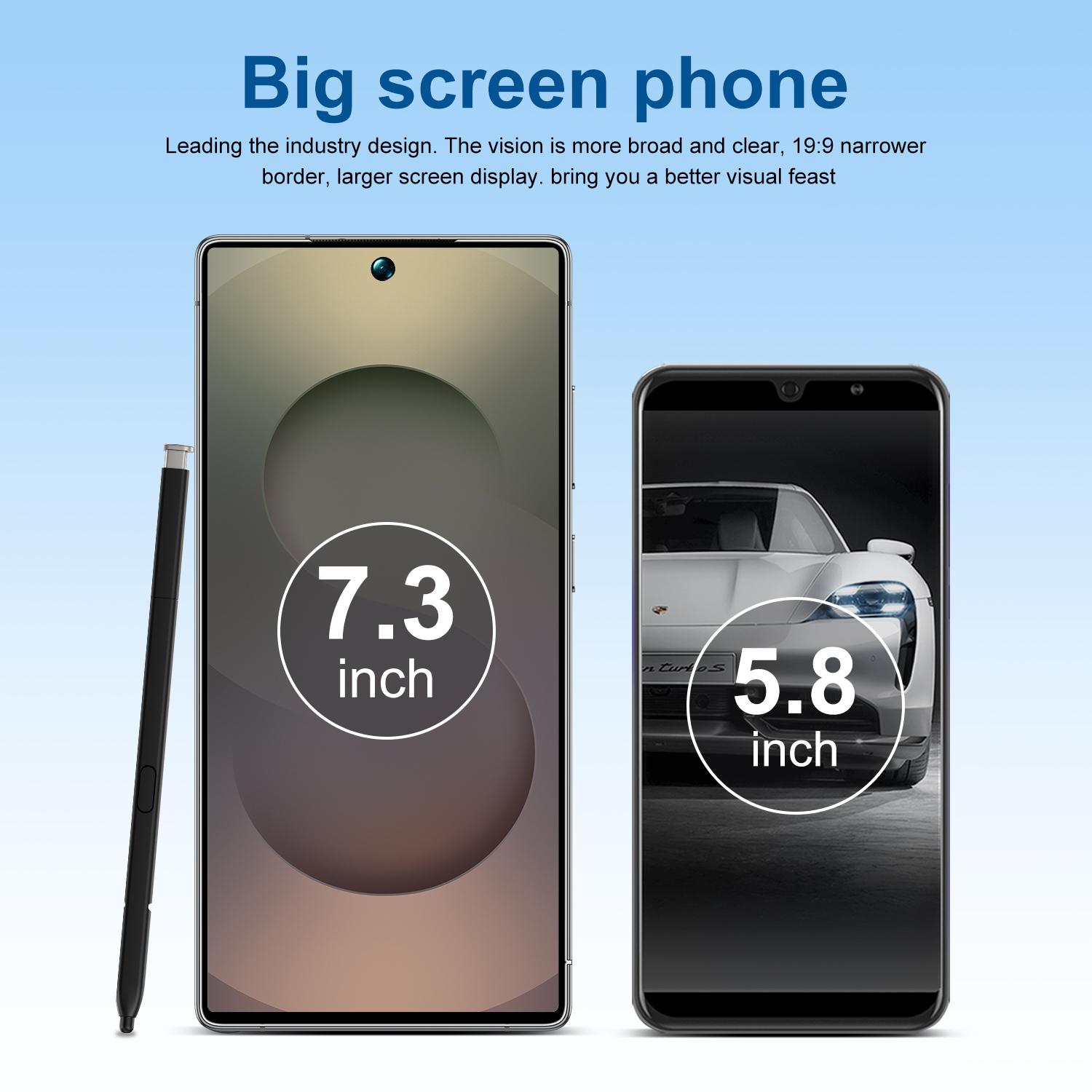 100% Asli Baru Murah Handphone Asli 16GB RAM 1TB Storage Kamera 72MP+108MP Baterai 8000mAh 4G/5G Smartphone Terbaru dengan Bluetooth Android 14 Radio