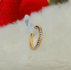 Cincin Full Zircon Anti Lutur Titanium