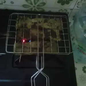 Panggangan Ikan Steinles / Capit Panggang Kitchenware Alat Bakaran Sate dan Ikan