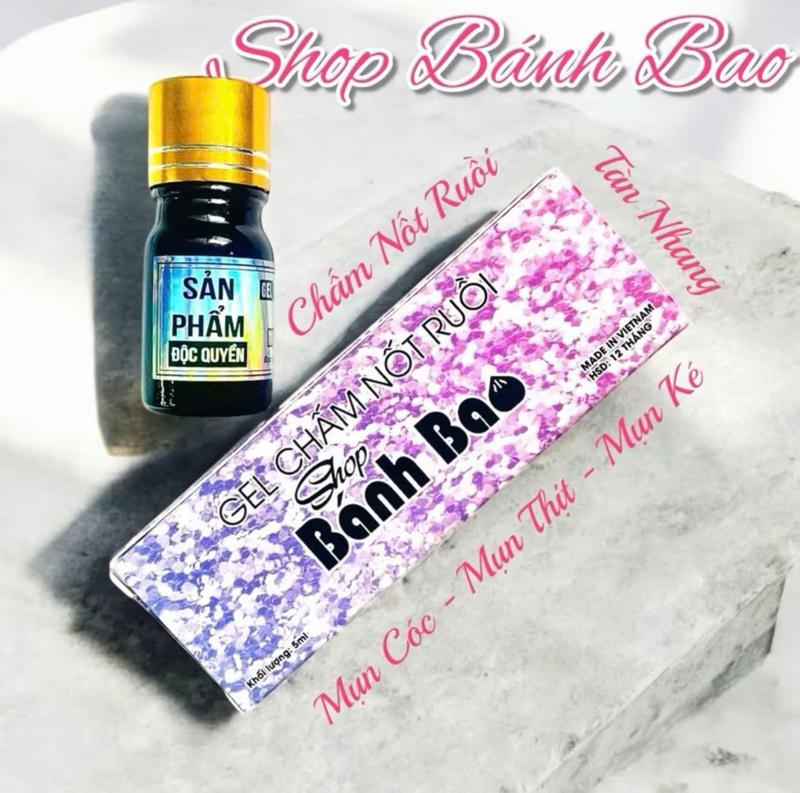 Gel chấm nốt ruồi, tàn nhang, mụn cóc, mụn thịt, mụn ké banh bao