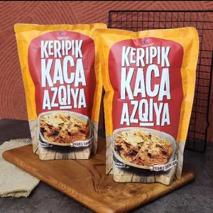 Keripik kaca Azqiya pedas daun jeruk renyah & bumbu tebal 125g