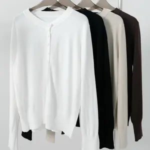 Alesha covered buttons cardi