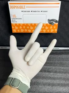 Sarung Tangan Latex Disposable Powder Non Powder isi 100 pcs/50 pasang