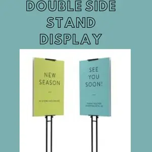 DOUBLE SIDE DISPLAY STAND