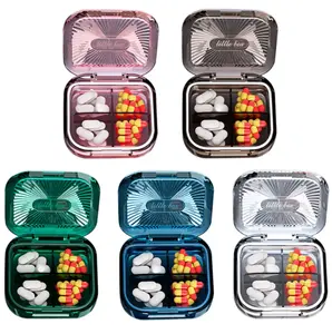 Mommy Jay KOTAK OBAT OBATAN 4 IN 1 Akrilik Transparan tidak bocor, tidak berbau aman dan anti air Penyimpanan