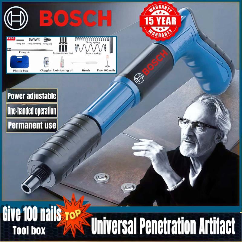 Gunner Like Riveter BOSCH Manual Steel Nail Gunner Concrete Rivet Tool Steel Rivet - TikTok ...