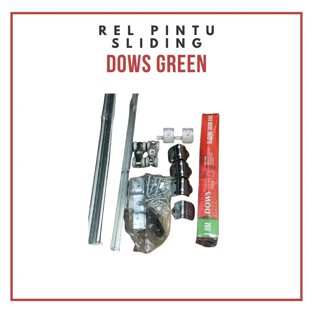 Rel Pintu Geser Rel Pintu Sliding 180cm - 240cm DOWS GREEN