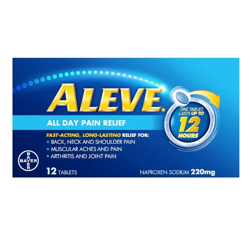 Aleve Fast Acting 12 hours Anti-inflammatory Pain Relief Tablet 12s Exp Aug 2026