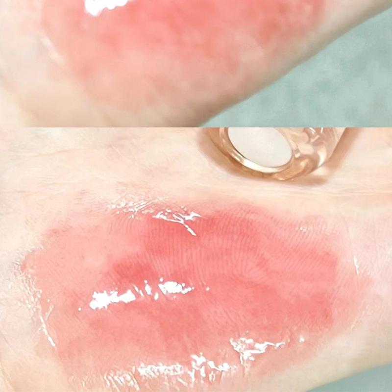 (MỚI & MÃ) Son Bóng Thủy Tinh, Trà Đá, Trái Cây, Gương, Men, Đeo Lâu, Ống Trong Suốt, Mới 4