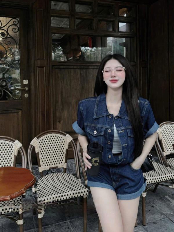  JU2  TÁO ĐỎ BIGSIZE 55-90KG  JUM JEAN ĐÙI BIGSIZE CÀI NÚT PHONG CÁCH CÁ TÍNH 