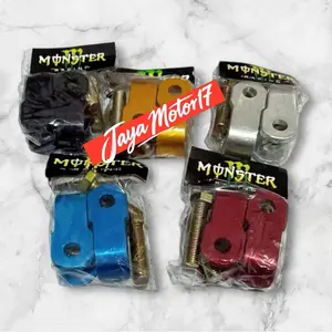 Peninggi shock belakang peninggi  shockbreaker anting shock universal motor bebek bahan cnc peninggi shock belakang motor model u posh motorcycle