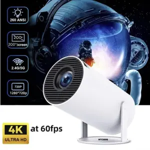 Smart Projector HY300S Android Pintar HDMI USB Portable 6000 Lumens Android 11 Proyektor Bluetooh Speaker Tripod
