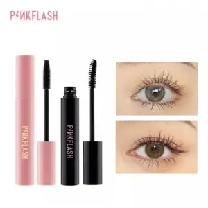 PINKFLASH Day & Night Maskara Lengthening Volume Tahan air Tahan lama Mascara