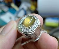 Gambar Cincin Batu Idocrase Bio Solar Aceh IDC030 Giwang Melintir Ikatan Perak Mewah Size Kantoran dari CNC phoneshop Kota Administrasi Jakarta Pusat 2 Tokopedia