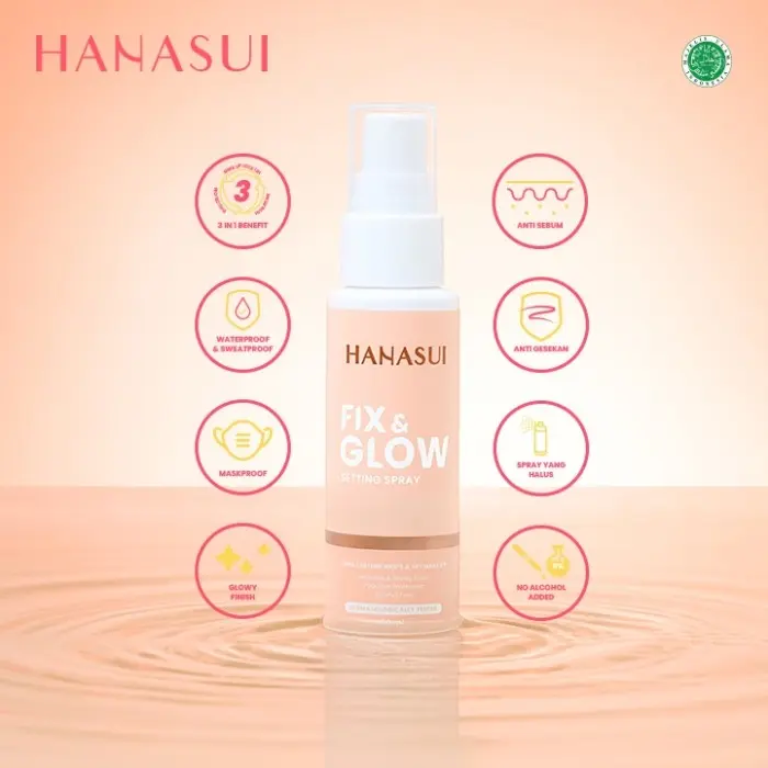 Hanasui Fix & Glow Setting Spray 4