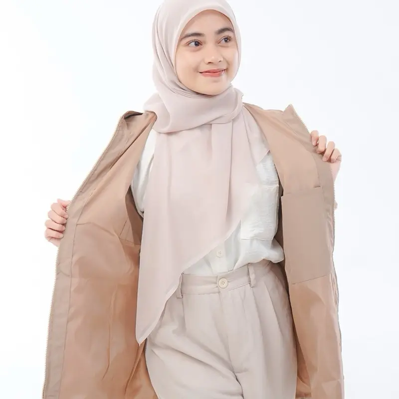 lutunaa.id ROMPI PANJANG SYAR'I HOODIE ANTI ANGIN PANJANG MENUTUP PANTAT