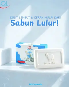[HARGA SPECIAL] QL Cosmetic - Sabun Lulur Srub Goat Milk Susu Kambing Untuk Badan, Membersihkan daki, Mencerahkan, Membantu Mengangkat Sel Kulit Mati Di Seluruh Area Kulit badan