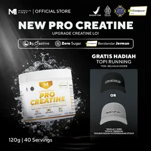 MUSCLE FIRST New Pro Creatine Creapure - Suplemen Fitness