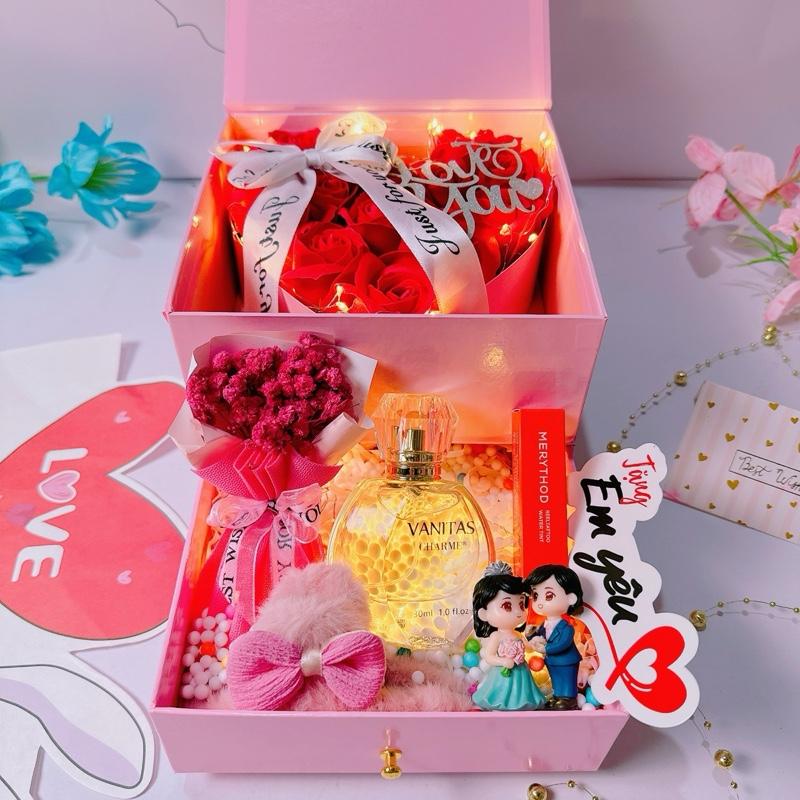 [Ảnh thật] SET QUÀ TẶNG SINH NHẬT - Set quà tặng nước hoa Charme và son Hàn Quốc.D12 5