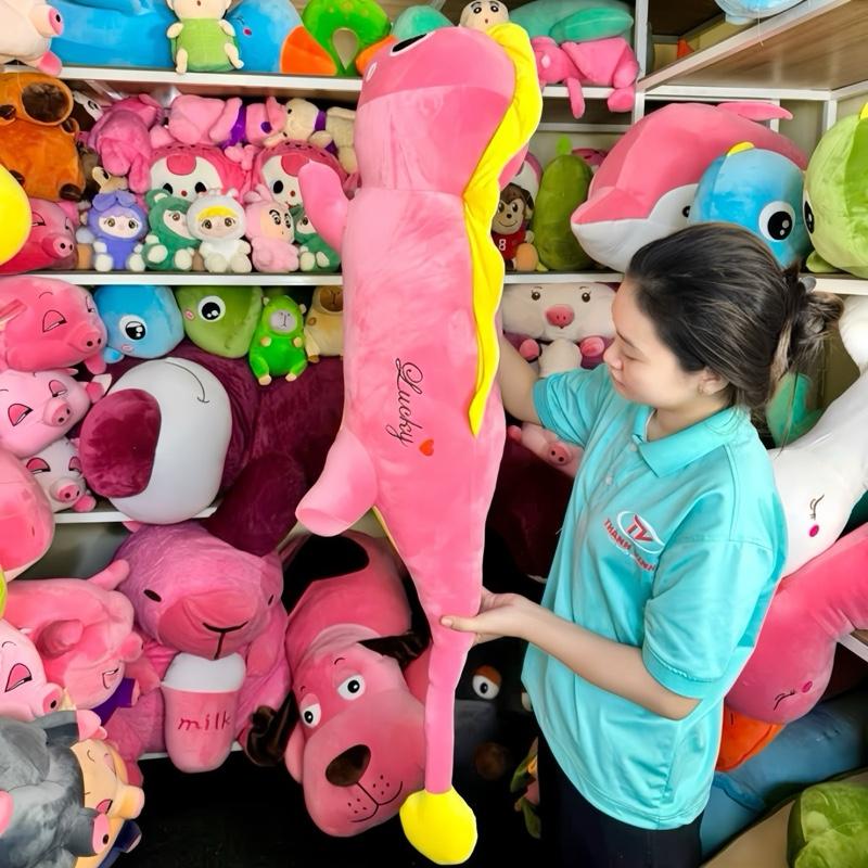 Gấu Bông Khủng Long Mắt Lồi 1m3 Miniso Mền Mịn Chất Lượng Cao Thú Bông Độc Đáo