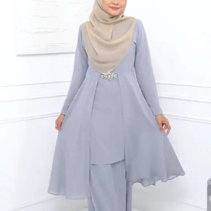 Eliza Set Rok Melayu Model Simpel Terbaru Busui Friendly 3