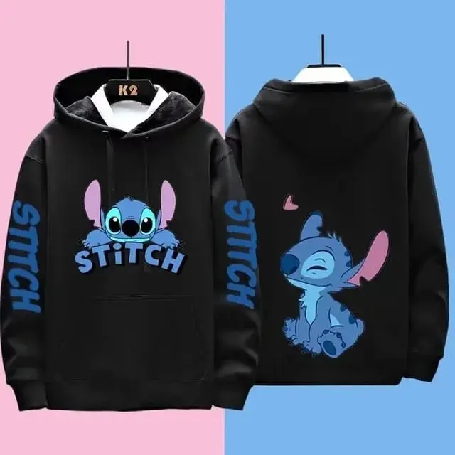 Atasan Anak Kekinian Hoodie Anak Design STITCH TERBARU Pakaian Pria Wanita Kekinian Modis Casual Fashion Anak terkini Bahan Tebal Baju Musim Dingin Jaket Anak S M L XL XXL hitam putih baby pink baby blue Hoodie Anak Polos Jaket Anak Murah Baju Anak 2