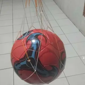 Bola sepak size 5 /bola kaki / bola bliter dijahit manual pompa,pentil dan jaring ball SNI