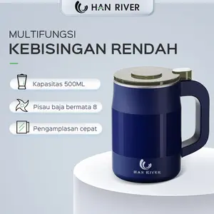 HAN RIVER Grinder Kopi Multifungsi Electrik Grinder / Penghalus Bumbu 500ML