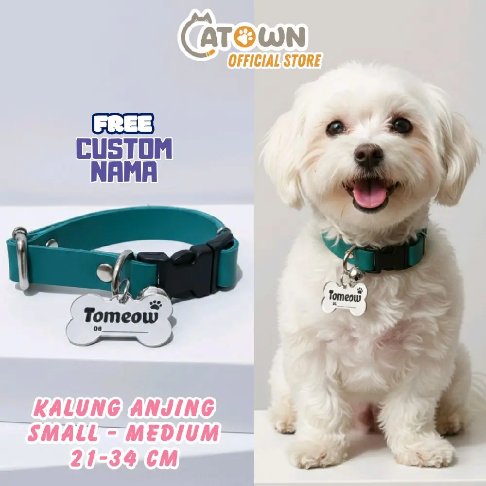 MediumD007-Kalung Anjing Ukuran Sedang Custom Nama Gratis Tulis Nama Kalung Kucing Ukuran Jumbo Maincoon Custom Ukuran Besar Harness Anjing Doggie Ukuran Small Medium Kalung Anjing Kecil Bentuk Tulang catown.id