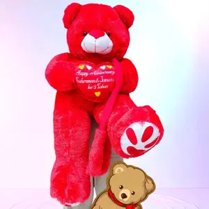 Boneka Teddy Bear Shal Telapak Jumbo Free ukir nama Request Nama bebas Toys Dolls