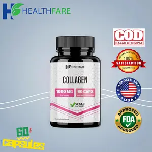 Kolagen Spesial Ramadan meremajakan kulit, mengatasi kulit kusam dan kasar, serta mencegah penuaan. 60 kapsul.