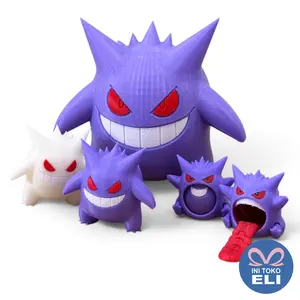 Figur Raksasa Pokemon Gengar Dekorasi Koleksi Unik 19 cm