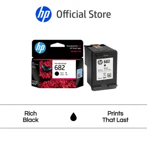 Tinta Printer HP Original 682 Hitam Black Cartridge Combo 2 Pack Warna