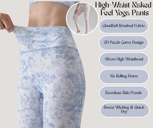 High-Waist Naked-Feel Yoga Pants – Tight Fit, Butt-Lifting, for Workout & Daily Wear [YA78]