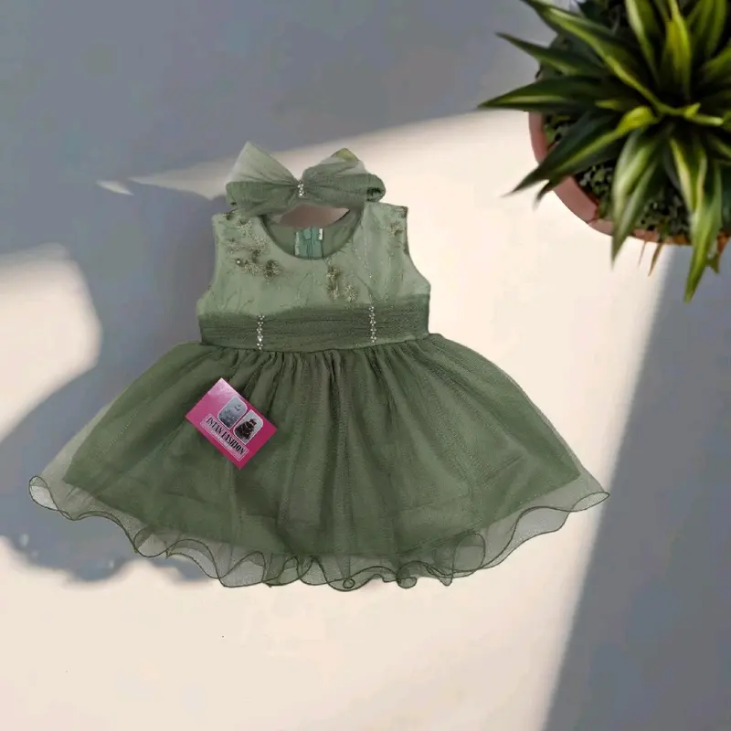 gaun ulang tahun bayi, usia 0-12bln warna lilac. 4