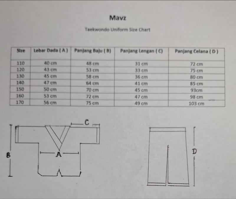 Product Introduction of dobok mavz pemula( dari maverick),dipakai untuk anak anak pemula 2