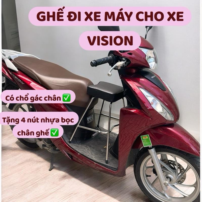 Ghế ngồi xe máy có đồ gác chân xe tay ga vision ,vario sh mode ,sh lớn lead click