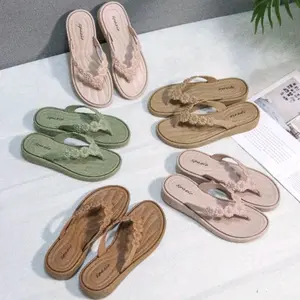 (SPAZIO BUNGA) sandal japit/ size 37-40/spazio/ karet/ murah/ japit/ wanita dewasa/  Cewek/sandal hak