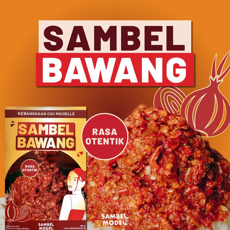 Sambel Model [KEMASAN BARU] - Paket Sambel  Lengkap [4 in 1] Sambel Sapi Balado + Paket Favorite Ci Michelle Sambal Lauk HALAL Tahan Lama 2