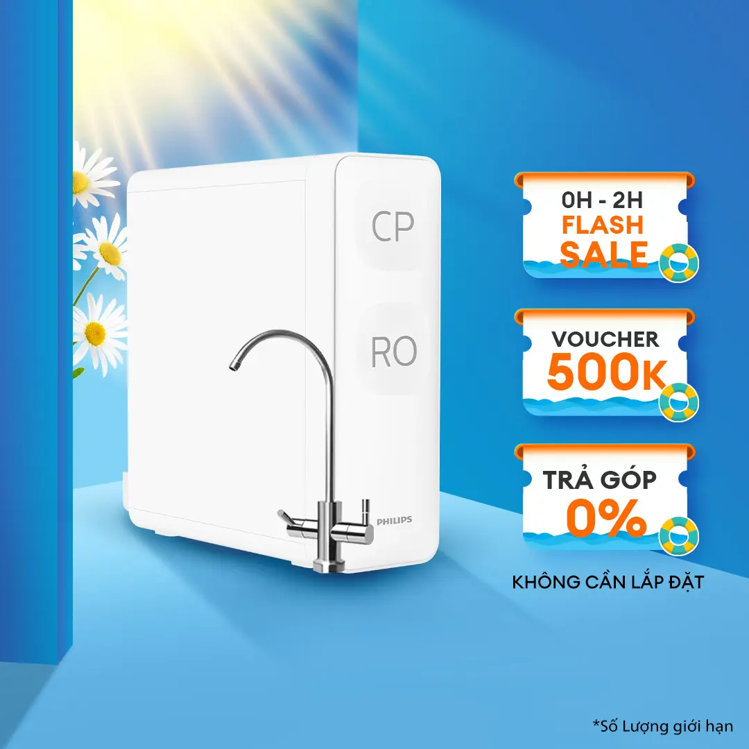 Máy lọc nước RO Philips AUT2015 - để gầm 2 chế độ nước
