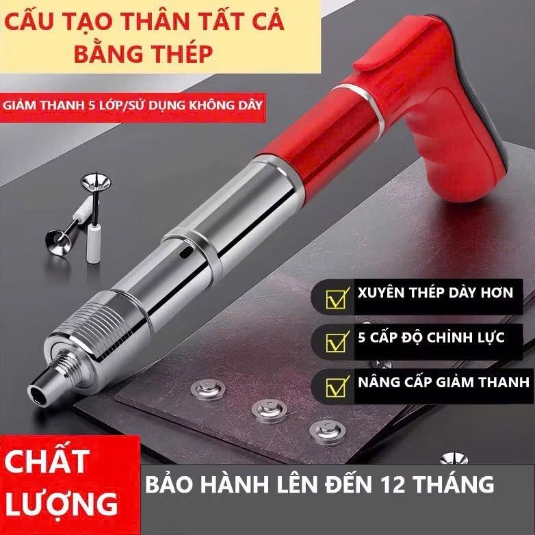 [Tặng 100 đinh] Máy bắn đinh Kpusi S4 - Bắn đinh bê tông, sắt thép 0