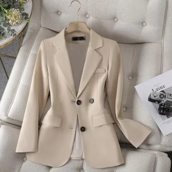 Blazer Wanita Korea Slim fit Jas Kerja wanita Slimfit body Formal 2