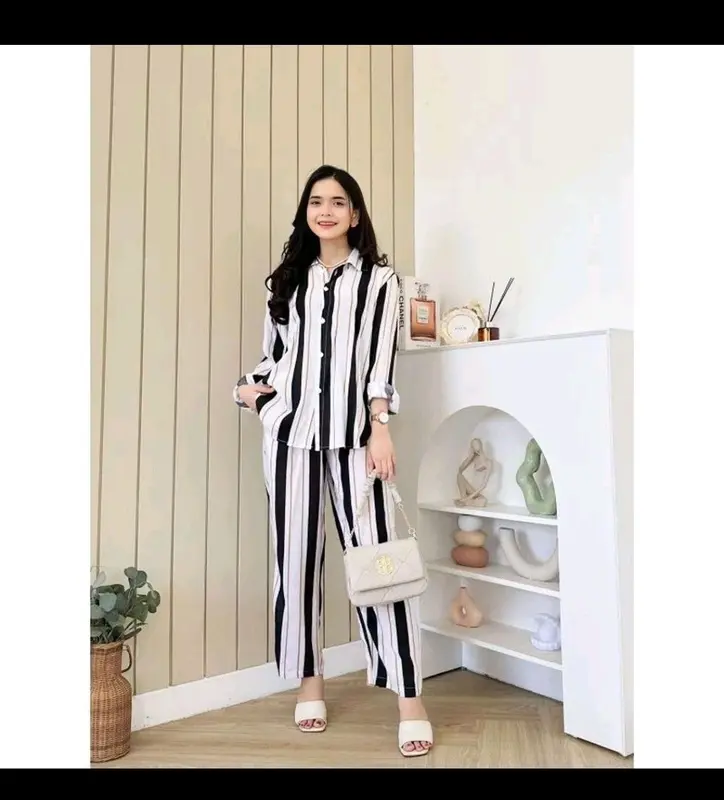 BAJU ONE WAN ON SET DAILY OOTD PAJAMAS PIYAMA PAKAIAN TIDUR CELANA SETELAN SETCEL TIE DYE 1 SATU KEMEJA BAHAN RAYON TERBARU VIRAL 5