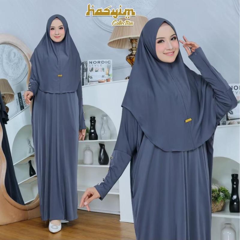 Gamis Set Syar'i Keyra Abaya Material Jersy!! 5