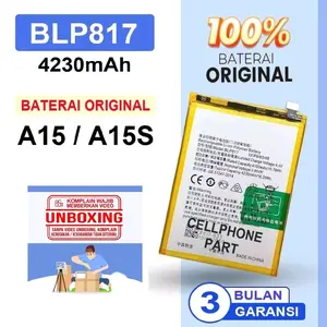 ORIGINAL Battery Baterai Batre Untuk Oppo A15 A15S A16K A16E BLP817