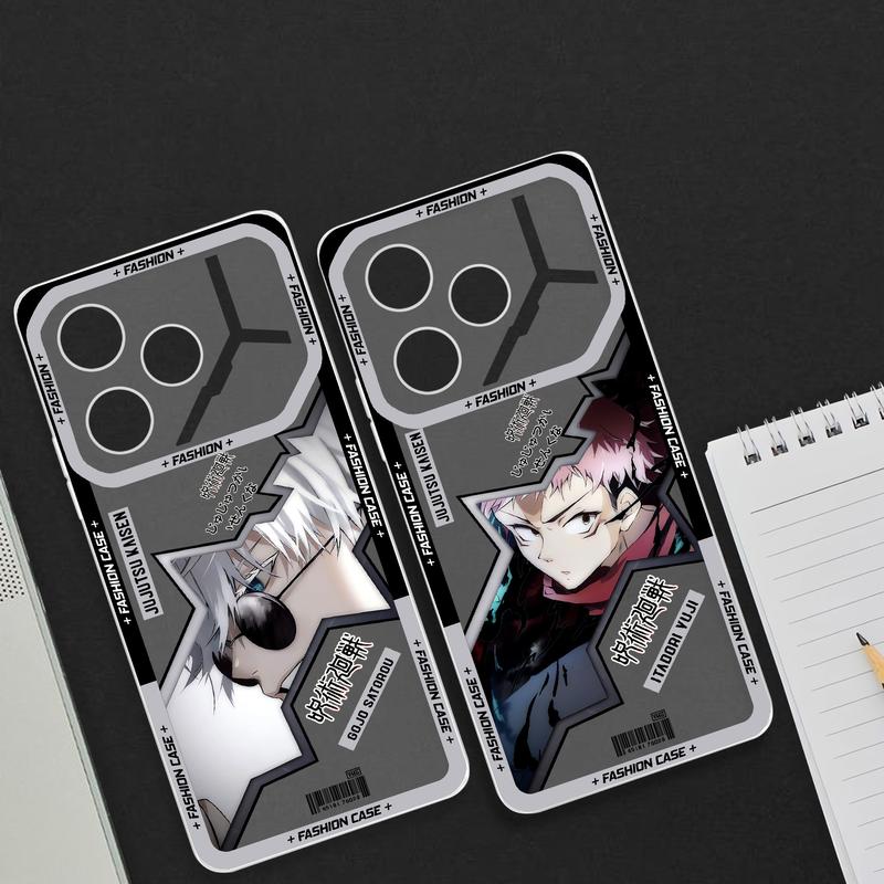 Case Hp Untuk Tecno Pova 6 Terbaru Softcase Bening TPU Casing Pova 6 NFC Pelindung camera Case Clear JSVR-238 casing tecno pova 6 anime 0