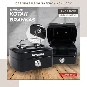 PROMO Kotak Brankas Uang Safebox Key Lock 12.5x9.5x6cm - JJZS66 - TaffGUARD MURAH JOGJA - Dandees Store Infinity Penyimpanan Plastik